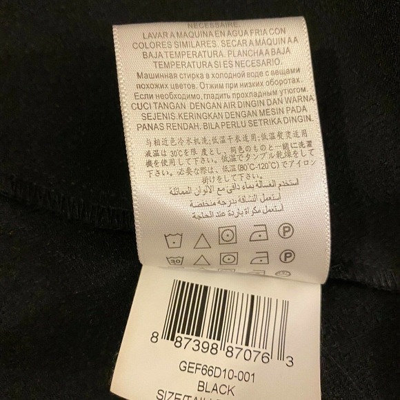 BCBGeneration Dress Size 4 Women's Black Lace Inset Deep V Neck A Line Mini - Picture 9 of 10